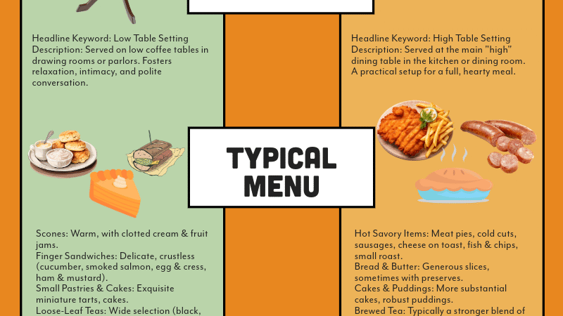 How is Afternoon Tea Different from High Tea?